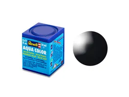Revell 36107 Aqua Color Schwarz glaenzend 18ml RAL 9005