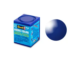 Revell 36151 Aqua Color Ultramarinblau glaenzend 18ml RAL 5002