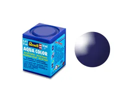 Revell 36154 Aqua Color Nachtblau glaenzend 18ml RAL 5022