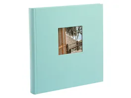 goldbuch Fotoalbum Bella Vista aqua 30x31 cm mit 60 weisse Seiten