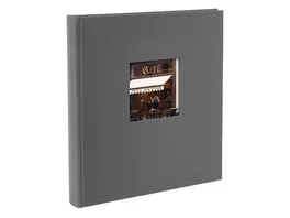 goldbuch Fotoalbum Bella Vista grau 30x31 cm mit 60 weisse Seiten