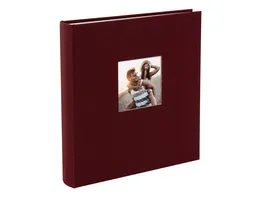 goldbuch Fotoalbum Bella Vista bordeaux 30x31 cm mit 60 weisse Seiten