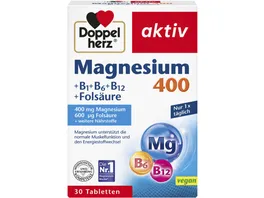 Doppelherz Magnesium 400 B1 B6 B12 Folsaeure