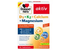 Doppelherz D3 K2 Calcium Magnesium