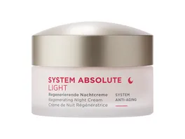 ANNEMARIE BOeRLIND SYSTEM ABSOLUTE Regenerierende Nachtcreme light