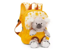 NICI Rucksack mit Plueschtier 21x26cm Koala 25cm