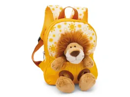 NICI Rucksack mit Plueschtier 21x26cm Loewe 25cm