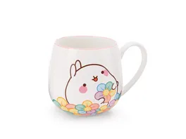 NICI Tasse MOLANG mit Regenbogenblume 400ml