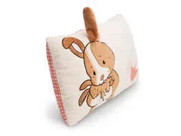 NICI Kissen Hase Kind Hopsala 43x25cm GREEN