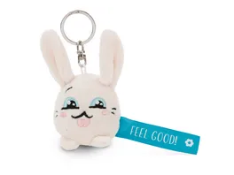 NICI Schluesselanhaenger Hase Feel Good blau 5cm