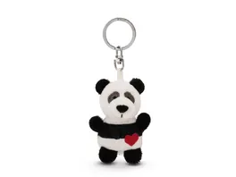 NICI Schluesselanhaenger Panda mit Herz 5cm