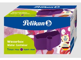 Pelikan Wasserbox eco mit Pinselhalter violett