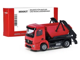 Herpa 013994 1 87 MiniKit Mercedes Benz Actros S Absetzkipper AK12 rot