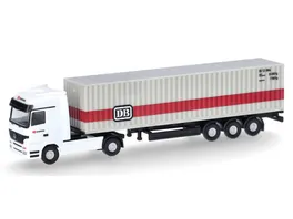 Herpa 066853 1 160 Mercedes Benz Actros Container Sattelzug Deutsche Bahn Spur N