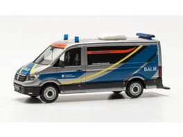 Herpa 097239 Volkswagen VW Crafter Bus Flachdach BALM Bundesamt fuer Logistik und Mobilitaet