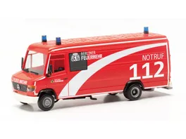 Herpa 097444 Mercedes Benz Vario Langkasten Berliner Feuerwehr 1 87