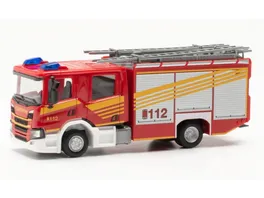 Herpa 097505 1 87 Scania CP Crewcab Loeschfahrzeug Feuerwehr