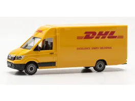 Herpa 097567 1 87 MAN TGE Paketverteilerfahrzeug Deutsche Post DHL