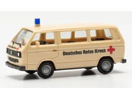 Herpa 097611 1 87 Volkswagen VW T3 Bully Deutsches Rotes Kreuz BASIC