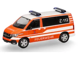 Herpa 097697 1 87 Volkswagen VW T6 1 Mannschaftstransportwagen Feuerwehr Ransbach Baumbach