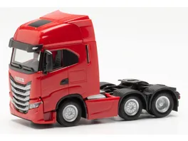 Herpa 317122 1 87 Iveco S Way 6x2 Zugmaschine rot