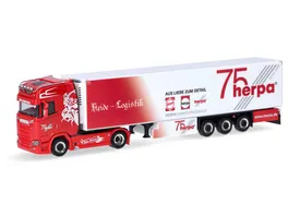 Herpa 317733 1 87 Scania CS20 HD Kuehlkoffer Sattelzug Heide Logistik 75 Jahre Herpa Niedersachsen Kirchlinteln