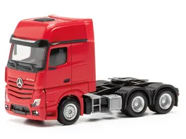 Herpa 317917 1 87 Mercedes Benz Actros L Gigaspace Solozugmaschine 3achs 6x4 rot