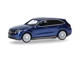 Herpa 023733 004 1 87 Mercedes Benz EQ EQC brillantblaumetallic