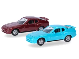 Herpa 012768 004 1 87 Herpa MiniKit Porsche 944 blau rot