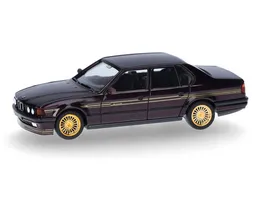 Herpa 431118 1 87 BMW Alpina B11 3 5 Liter burgundrot metallic Dekor gold