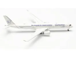 HERPA WINGS 536653 LUFTHANSA AIRBUS A350 900 CLEANTECHFLYER D AIVD