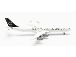 Herpa 536851 Lufthansa Airbus A340 300 Star Alliance D AIGW Gladbeck