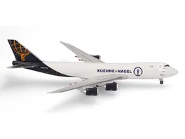 Herpa WINGS 537506 1 500 Kuehne Nagel Atlas Air Boeing 747 8F N862GT Inspire