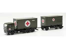 Herpa TANKS 747042 1 87 MAN TGA L Container Haengerzug Bundeswehr SAN