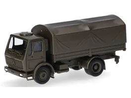 Herpa TANKS 747073 1 87 Mercedes Benz NG LKW 5t Pritschen LKW mit Rundplane 2achs Bundeswehr