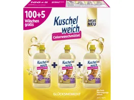 Kuschelweich Colorwaschmittel Gluecksmoment 5 775l 105 WL