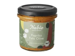 Nabio Bio Aufstrich Paprika Feta Olive