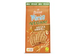 Brandt Minis Vegan Hafer und Karamell Zwieback