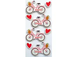 ROeSSLER Sticker Fahrrad mit Herz