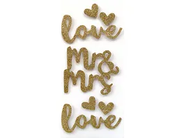 ROeSSLER Sticker Mr Mrs in love