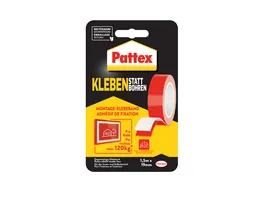 Pattex Kleben statt Bohren Klebeband 19mm x 1 5m