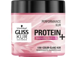 Schwarzkopf Gliss Kur Performance Kur Protein 4 in 1 Color Glanz Kur