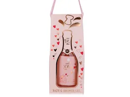 Accentra Bade Duschgel With Love in Flasche inkl Geschenkbox Champagner