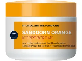 HILDEGARD BRAUKMANN LIMITIERTE EDITIONEN Sanddorn Orange Koerpercreme