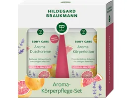 HILDEGARD BRAUKMANN BODY CARE Aroma Koerperpflege Lavendel Grapefruit Geschenkpackung