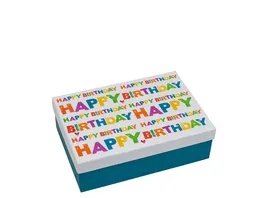 TRUBA Rechteckbox mide Happy Birthday