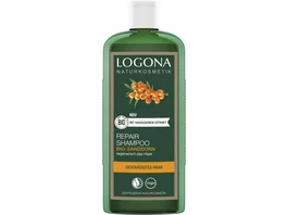 LOGONA Repair Pflege Shampoo Bio Sanddorn