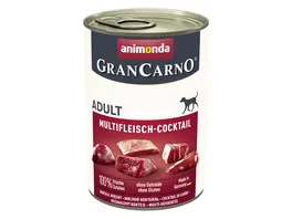 ANIMONDA Hundenassfutter GranCarno Adult Multifleisch Cocktail