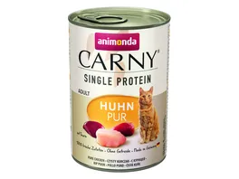 ANIMONDA Katzennassfutter Carny Adult Single Protein Huhn pur