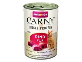 ANIMONDA Katzennassfutter Carny Adult Single Protein Rind pur